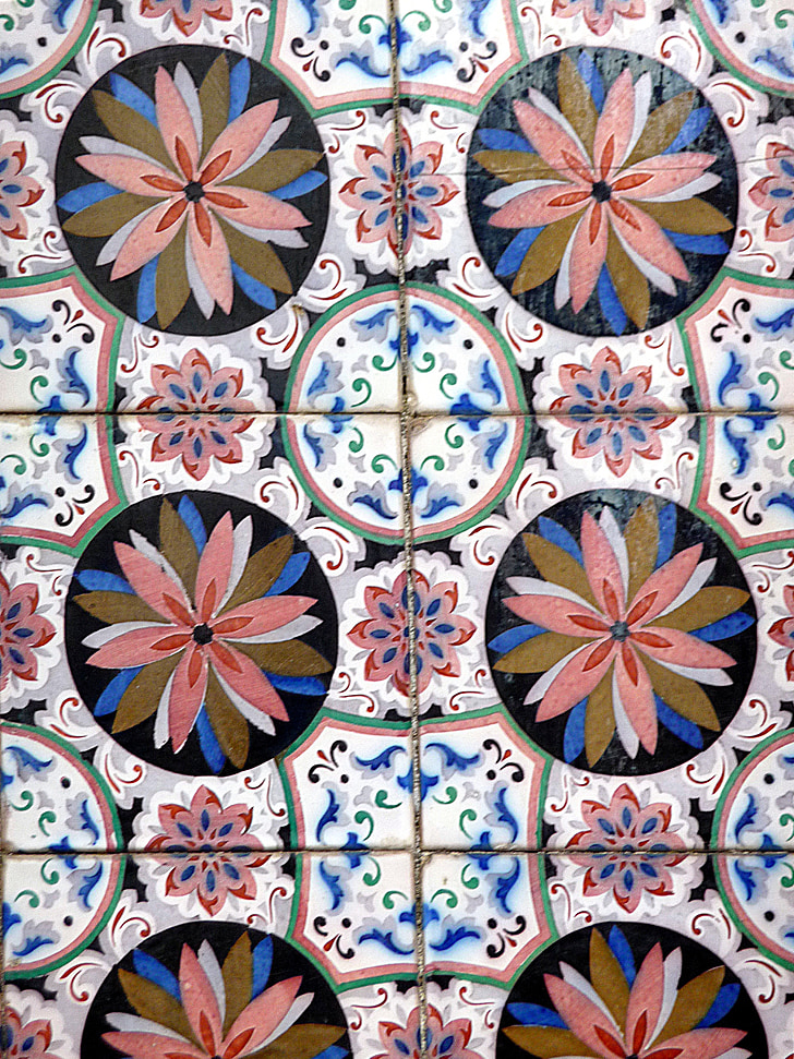tile, portugal, pink, azuleros