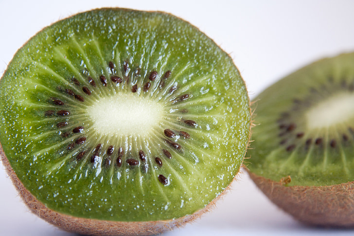 Kiwi, ovocie, rez, zdravé, jedlo, čerstvé, šťavnaté