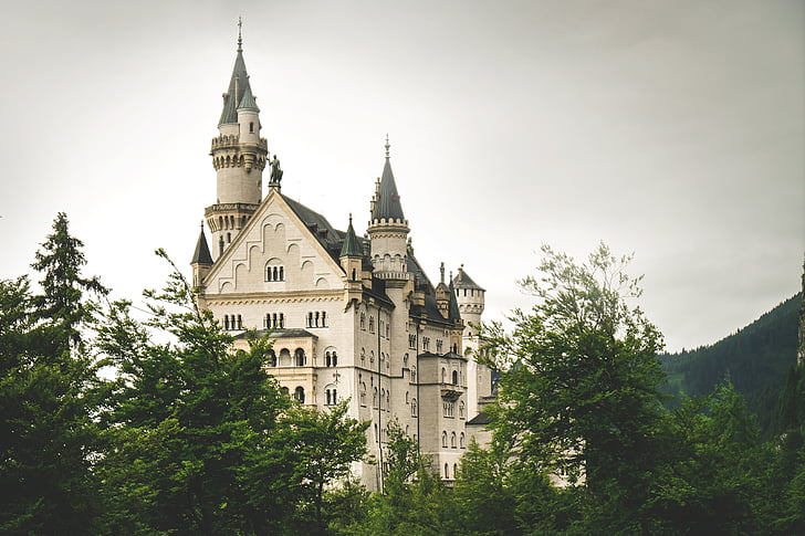Zamek, Kristin, Niemcy, Bawaria, Hohenschwangau, atrakcje turystyczne, punkt orientacyjny