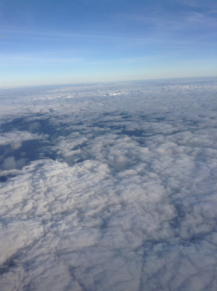 oblaki, nebo nad, stratosferi