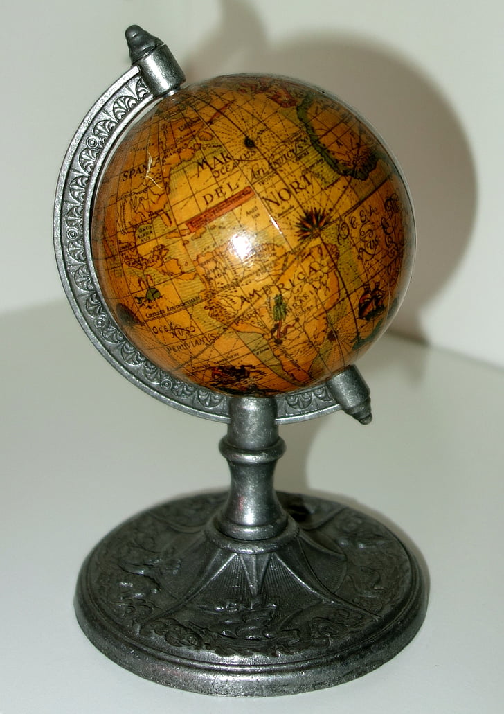 terrestrische globe, wereldkaart, aarde