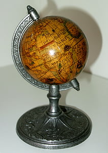 terrestrial globe, karta över världen, jorden