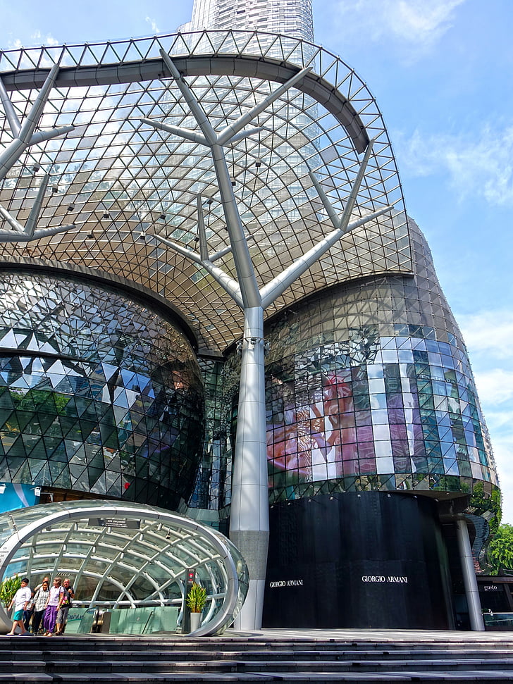 Singapore, ion orchard, Raffles, shopping, bygge, arkitektur, Urban