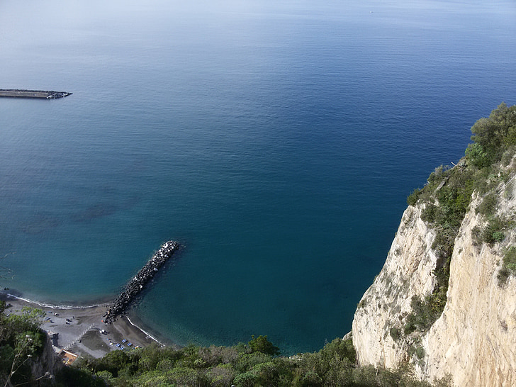 havet, landskap, naturen, kusten, Cliff