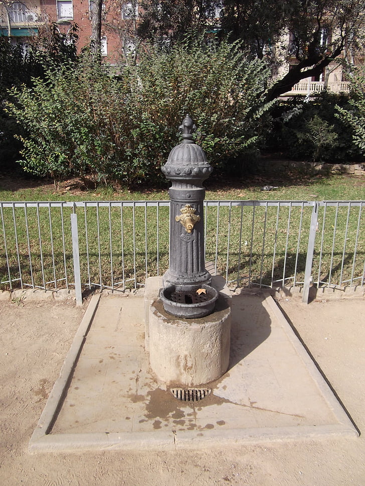 fountain, water dispenser, water, metal, cold water, drinking water, sculpture