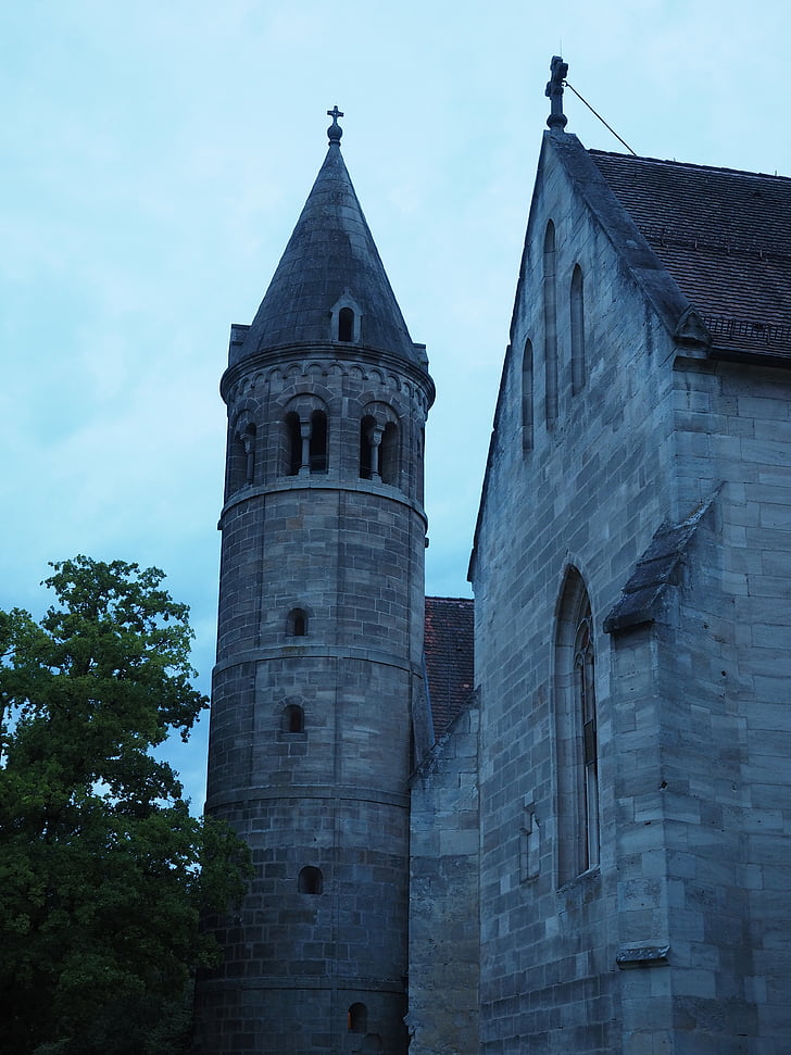veža, romantické, kláštor lorch, kláštor, Lorch, Benediktínsky kláštor, Baden württemberg