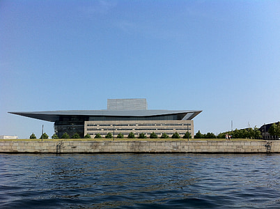 Royal opera Swedia, Opera house, Kopenhagen, Denmark, tempat-tempat menarik, opera Nasional Denmark