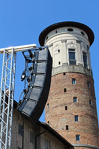 Merate, bokštas merate, Palazzo prinetti, Torre, Lecco, Italija, Lombardija