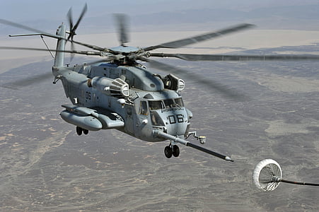 elicottero Super stallion, rifornimento in volo, militare, Chopper, Boom, aeromobili, trasporto