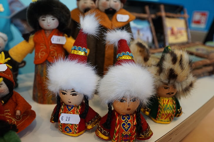 figuras, mujeres, Kazajo