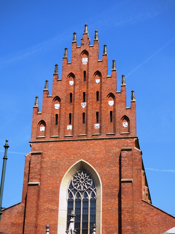 l'església, Cracòvia, edifici, edificis, arquitectura, casc antic, Monument