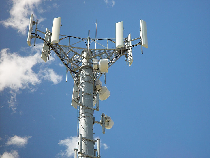 Torre, antenes, telèfon, mòbil, dispositius, electrònica