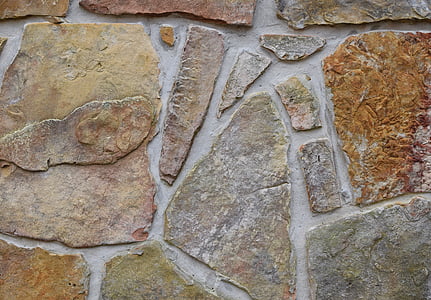 akmeninė siena, Tenesio river akmuo, akmuo, Rokas, sienos, amatų, mūro