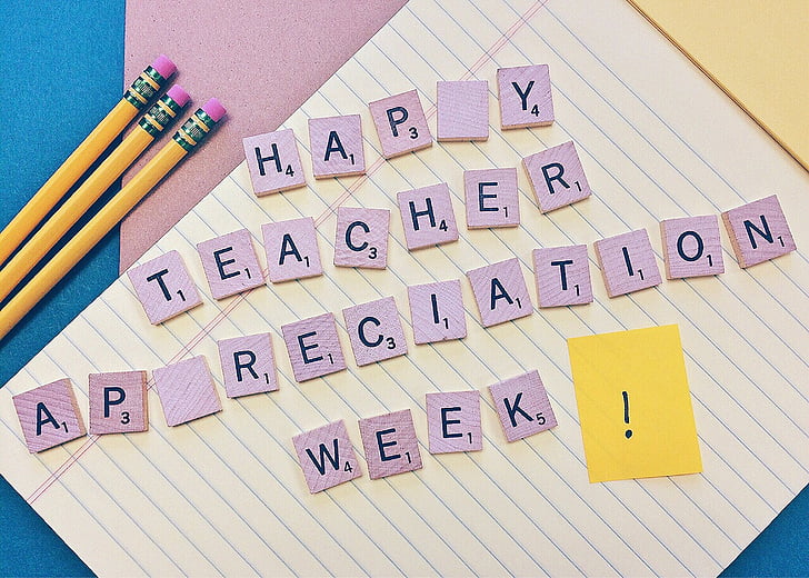 ocenenie učiteľ týždeň, učiteľ, pedagóg, škola, ceruzka, pozadia