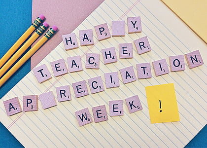 õpetaja tunnustust nädal, õpetaja, koolitaja, kooli, pliiats, taustad