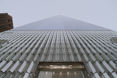 new york, Manhattan, en Världshandel centrerar, en värld, köpcentrum, fasad, Titta efter