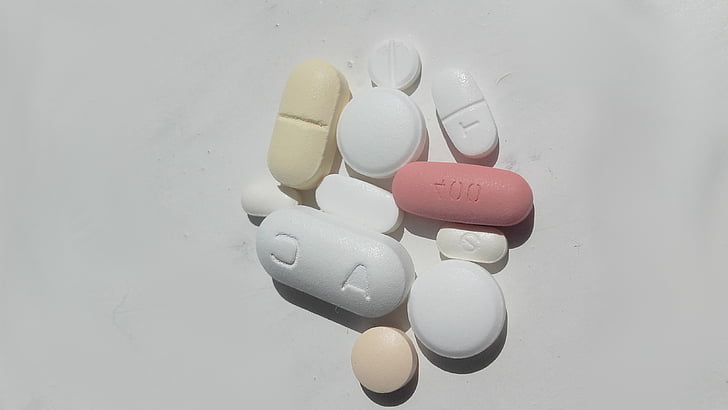 tabletter, Tablet, p-piller, apotek, medicin, kur, medicinsk