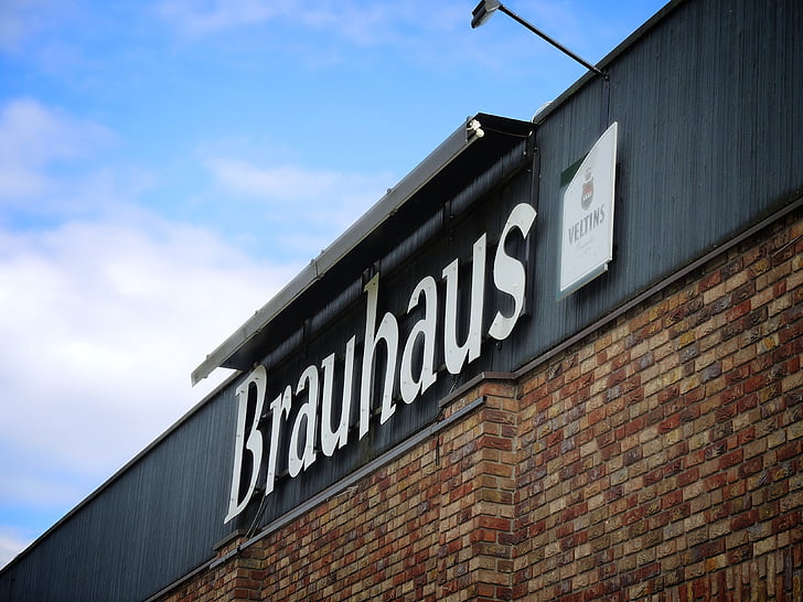 restaurang, Brauhaus, fasad