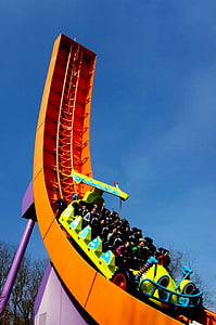 coaster, thrill, fun, joy, laugh, speed, rollercoaster