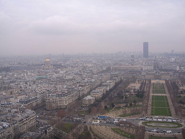 Paris, föroreningar, staden
