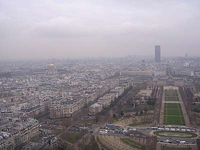 Париж, замърсяване, град