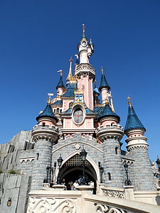 Disneyland, Šípková Ruženka, hrad, Paríž