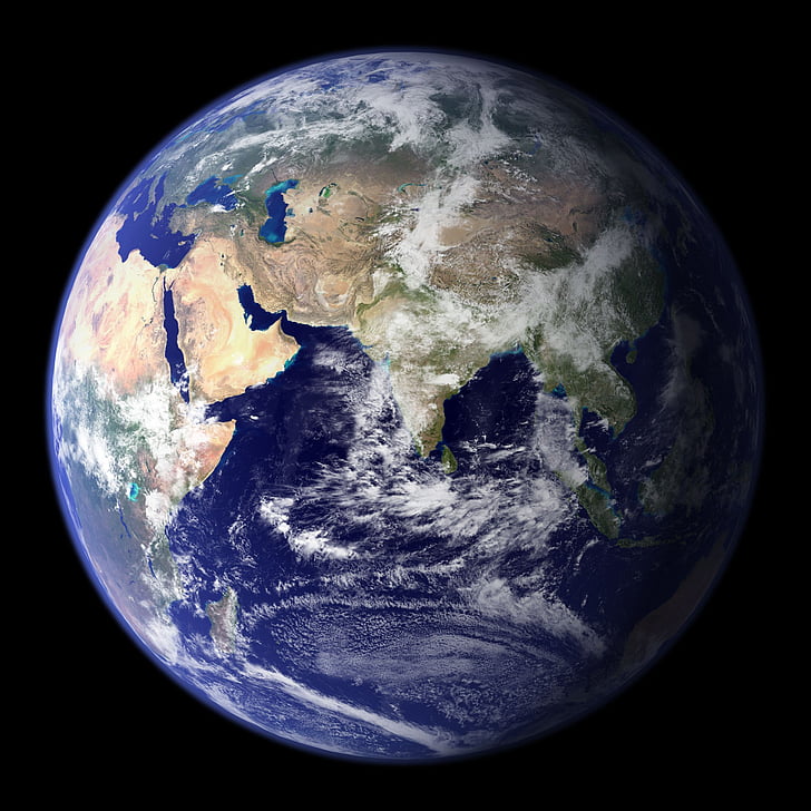 blue planet, earth, globe, space, universe, world, planet - Space