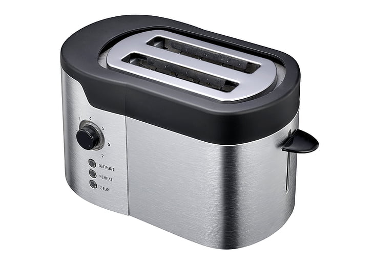 gray, black, hole, toaster, Bread, Home Appliances, Small Appliances