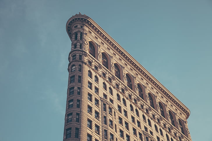 brown, landmark, city, office, Building, tower, windows