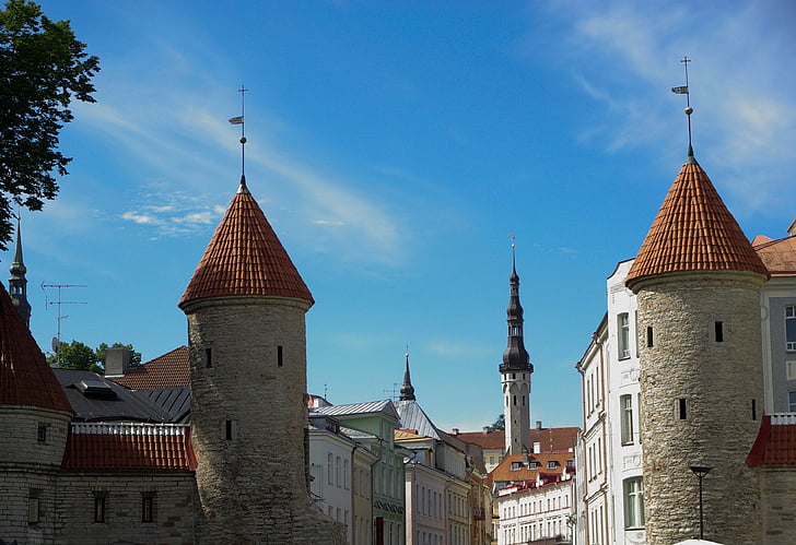 Estland, Tallinn, Tours, middeleeuwse stad