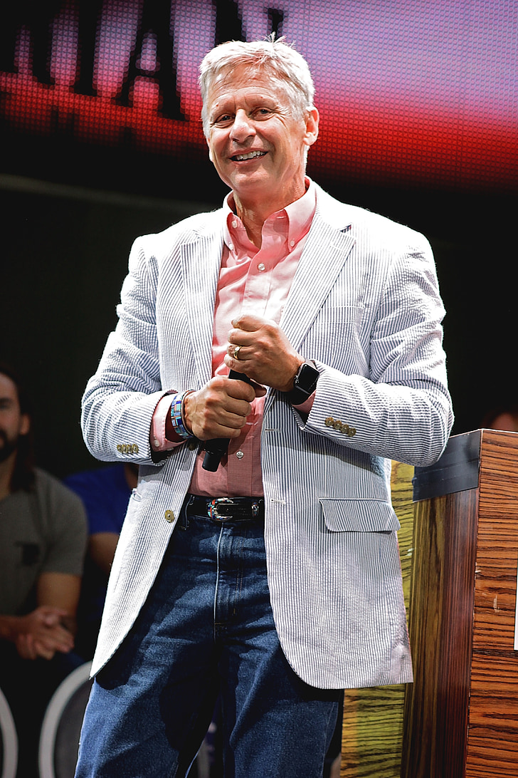 Gary johnson, prezydent, Wybory, 2016, prezydenckie, kandydat, Partia Libertariańska