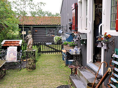 Holande, Nīderlande, zaanse schans, tradicionālā, māja, Holandiešu, ārpus telpām