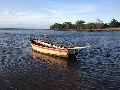 kanot, Rio, cockboat, träbåt