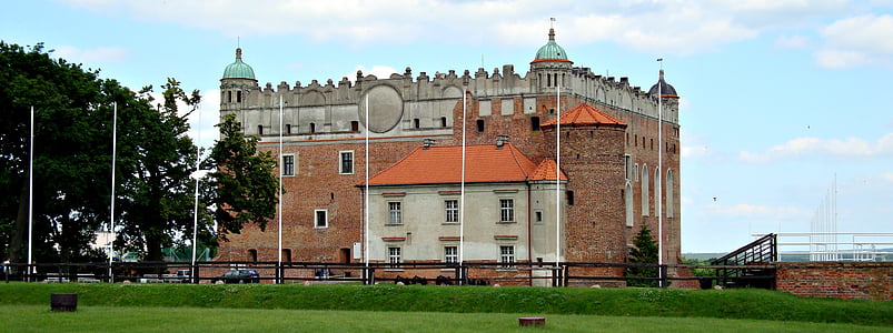 Castle, Polen, Golub-dobrzyń, monument, arkitektur, middelalderborg, slot fra den tyske orden
