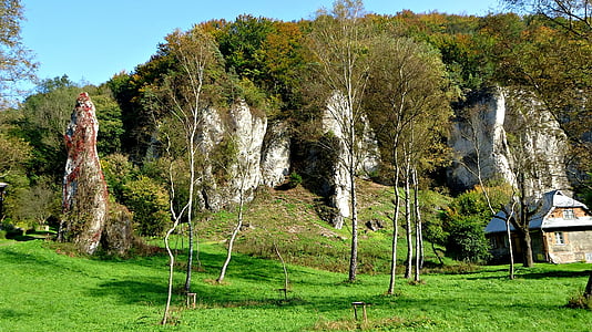 i padri fondatori, Polonia, il Parco nazionale, paesaggio, natura, autunno, rocce