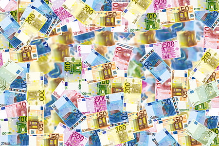 bills, money, euro, background, wealth, rich