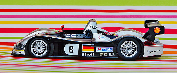 carro de corrida, Le mans, 1999, prata, Automático, modelo de carro