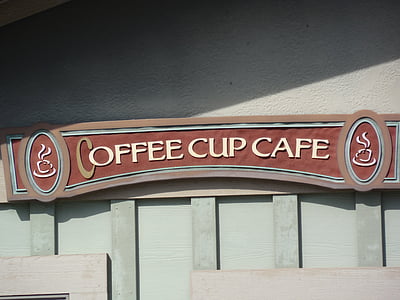 cafè, signe, disseny, símbol, icona, negoci, Restaurant