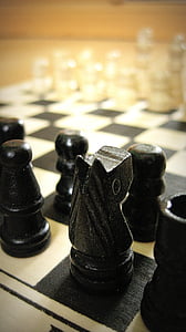 chess, figures, chessboard, game, intelligence, hobby, planning