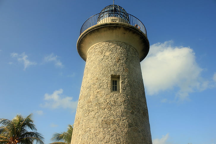 Lighthouse, Biscayne nation park, Florida, USA, lys hus, arkitektur, bygning