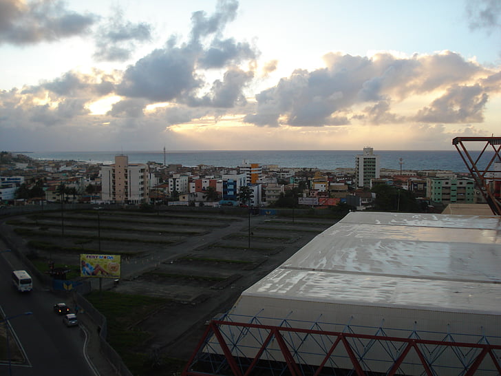 Salvador, Bahia, gökyüzü, gündoğumu