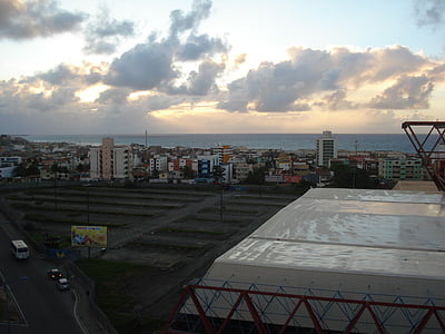 Salvador, Bahia, himmelen, soloppgang