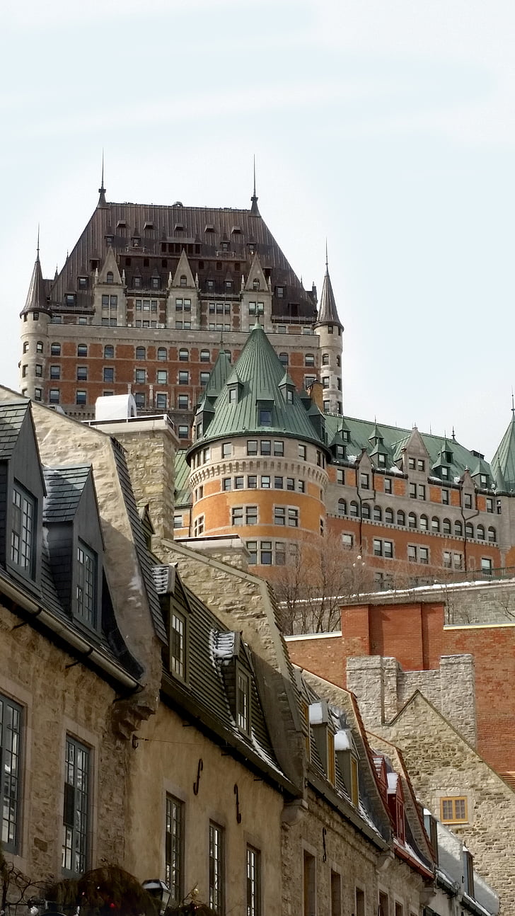 Québec, oude quebec, Chateau frontenac, Ville de québec, Québec, Vieux-quebec, Hotel