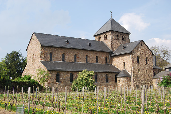Župnijska cerkev, St aegidius bazilike, cerkev, arhitektura, mittelheim, regiji Rheingau