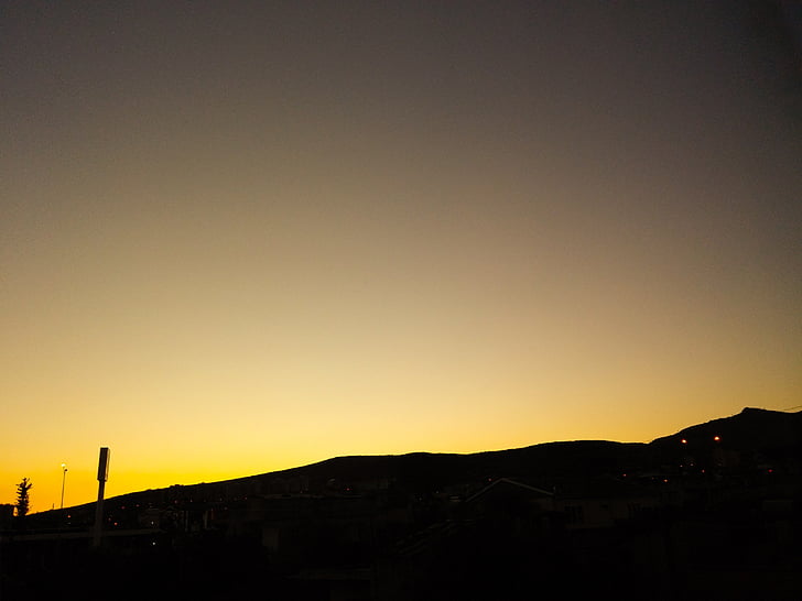 Hintergrund, Ziel, Sonnenuntergang, Turkei