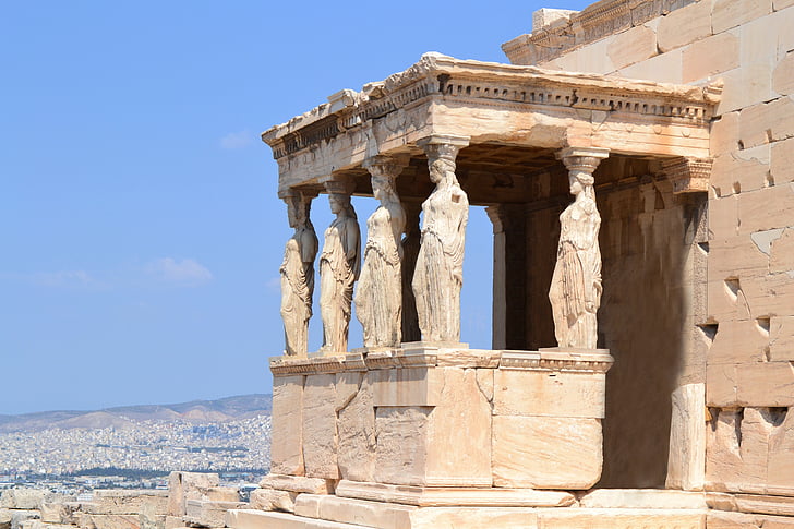 seyahat, Şehir, Atina, Akropolis, eski şehir, Yunanistan, Müze