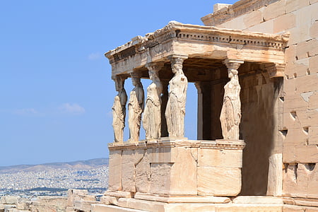 resor, staden, Aten, Akropolis, gamla stan, Grekland, museet