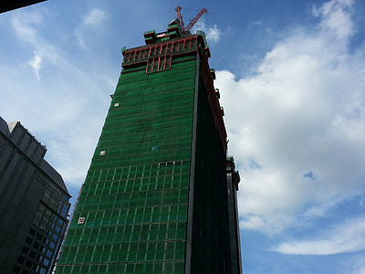 stavebnictví, zobrazení webů, budova, Bangkok