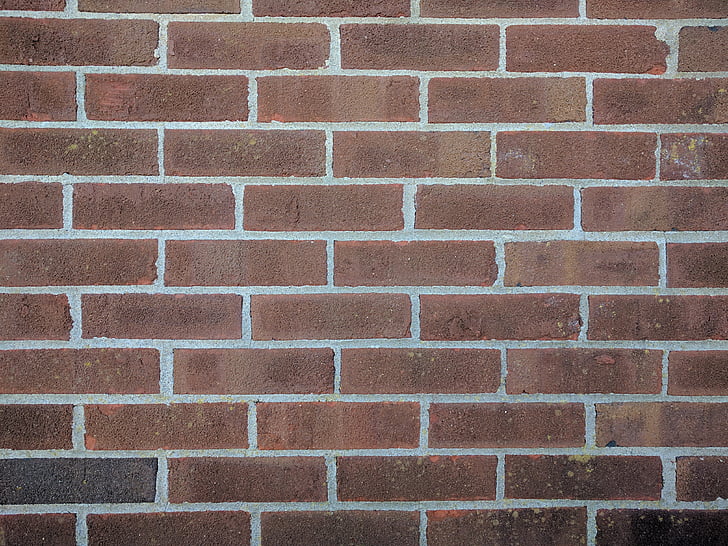 murstein, vegg, tekstur, rød murstein, bakgrunner, mønster, murvegg