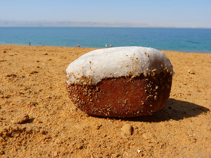 Jordānija, brīvdiena, ceļojumi, Tuvie Austrumi, nāves jūra, sāls, akmens